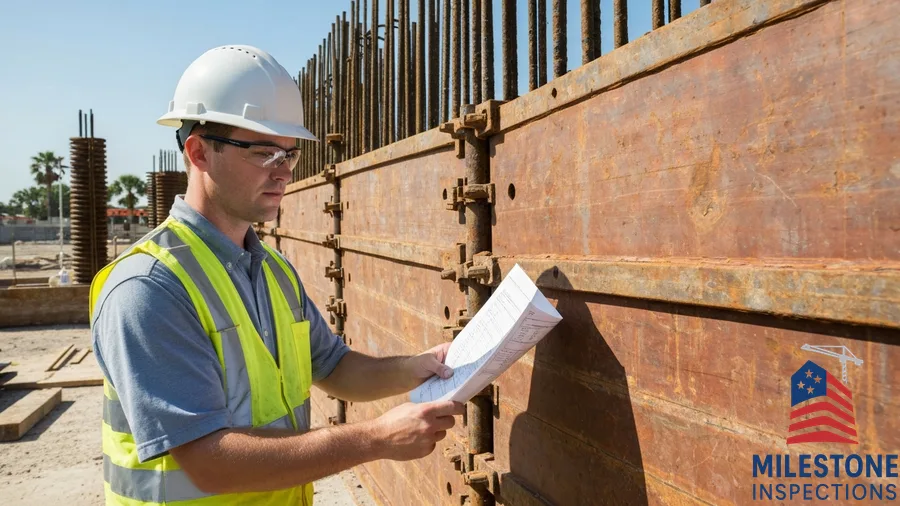shoring plans florida site inspection