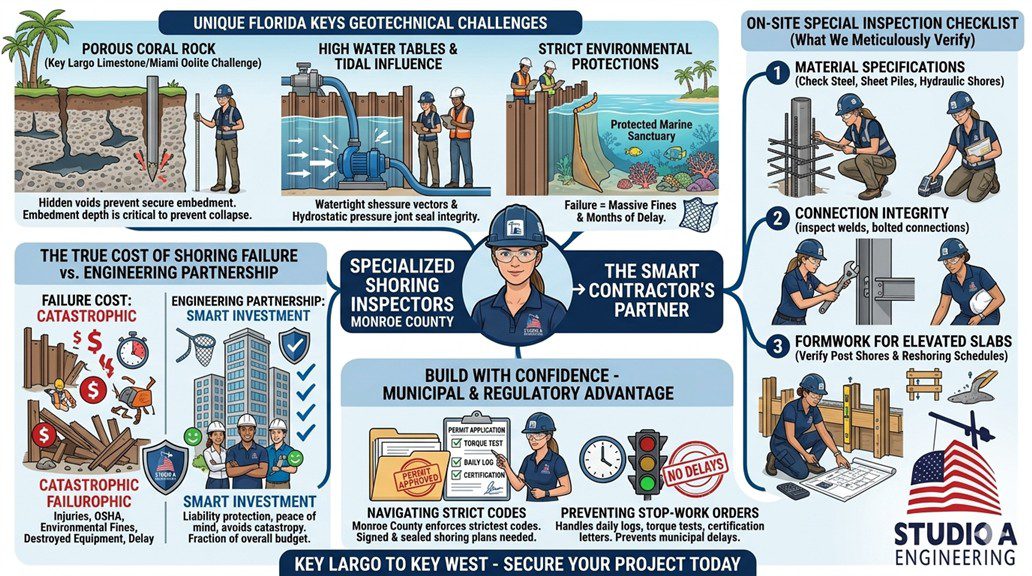 shoring inspectors monroe county