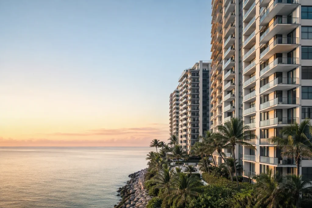 South Florida condo towers for a structural integrity reserve study in Miami.