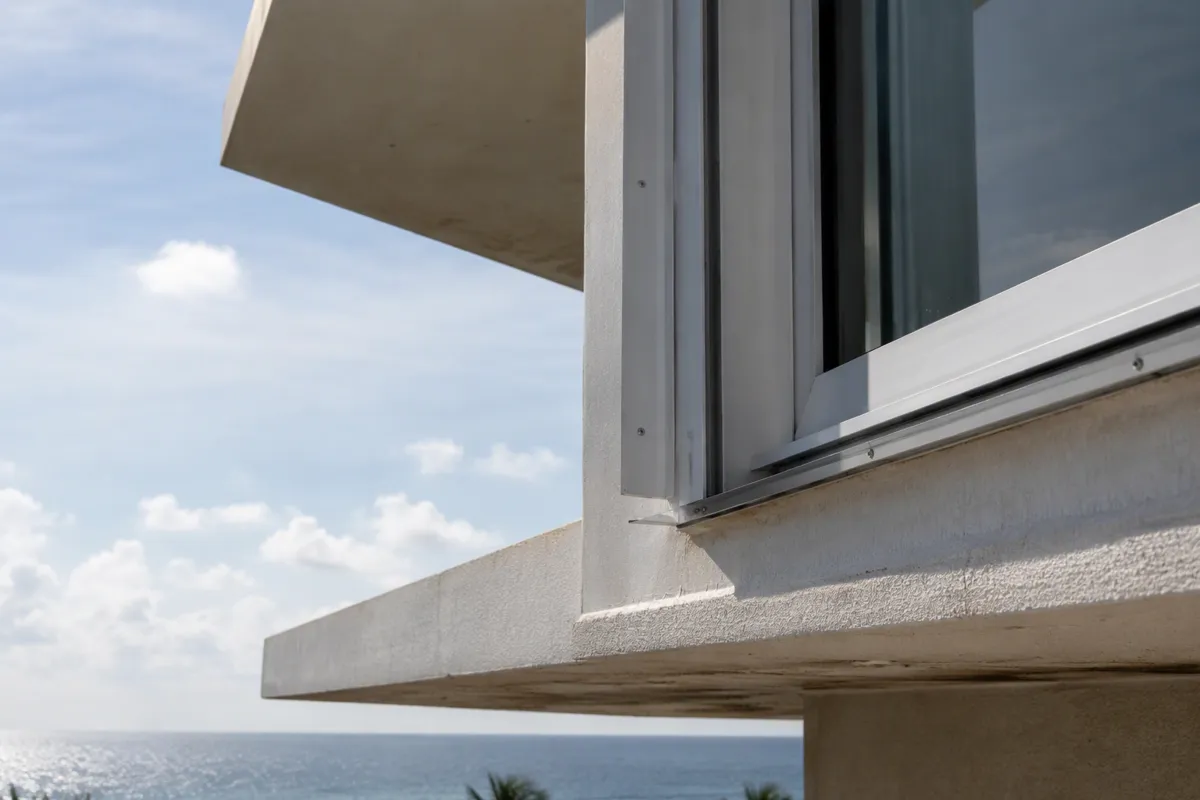 South Florida condo tower balconies with impact windows for threshold inspection window replacement