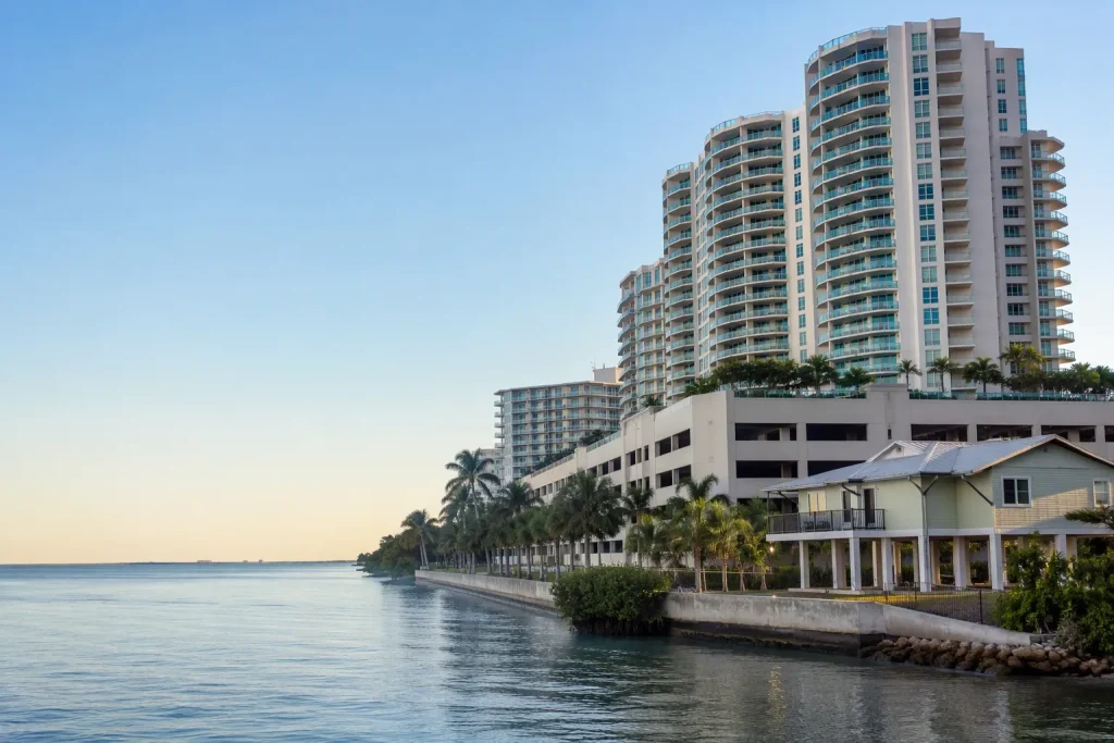 South Florida condo towers with balconies illustrating structural engineer letter compliance.