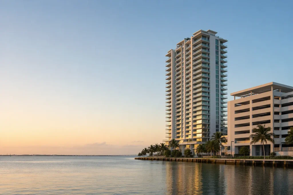 South Florida condo tower and parking garage, common for structural engineer inspection cost